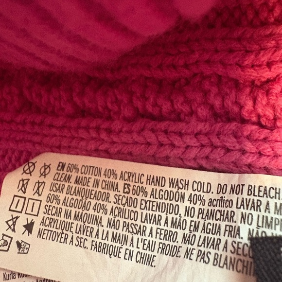 Pink Cable Knit Micro Shorts - Picture 8 of 9